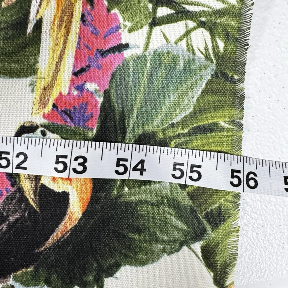 Jo-Ann Tropical Parrot Bird Outdoor Fabric 55.5